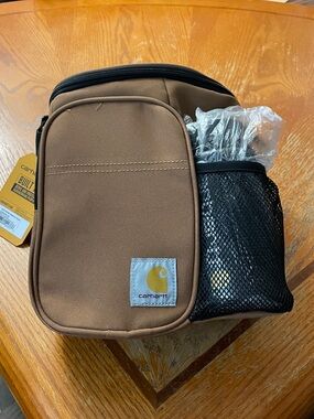 CARHARTT INSULATED 10 CAN VERTICAL COOLER & WATER BOTTLE MODEL C10288 NWT